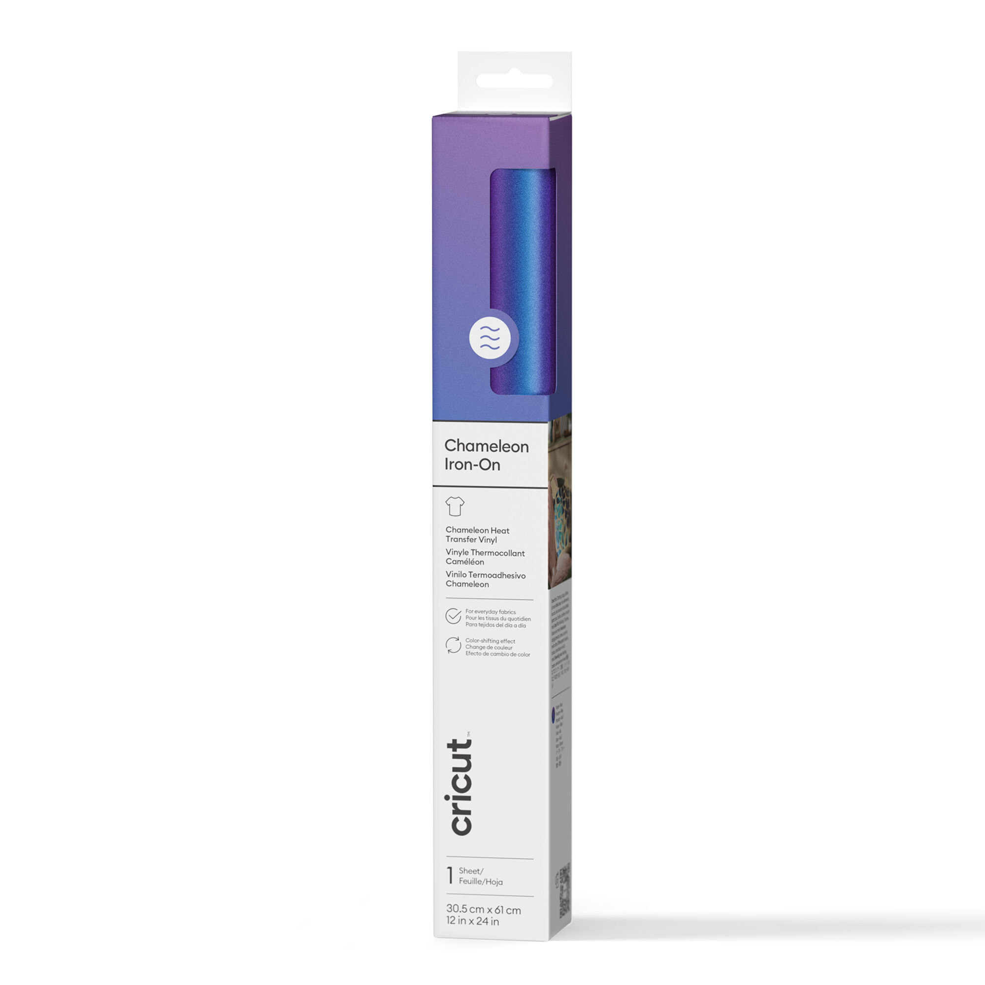 Cricut Chameleon Iron-On (12 in x 24 in) | Purple To Blue