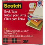 Scotch 845 Book Tape 3 Inches x 15 Yards 3 Inch Core Crystal Clear