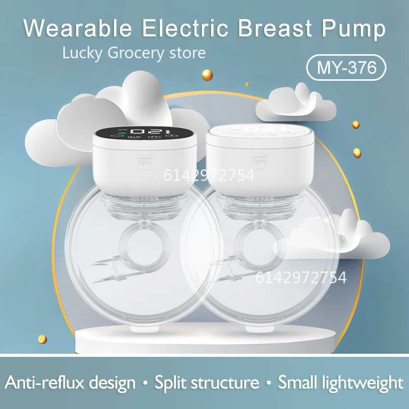 Tragbare Milchpumpe Mutter-und-Kind-Zubehör Milchpumpe Muttermilch-Absauggerät und Melkmaschine Vollautomatische Milchpumpe Image