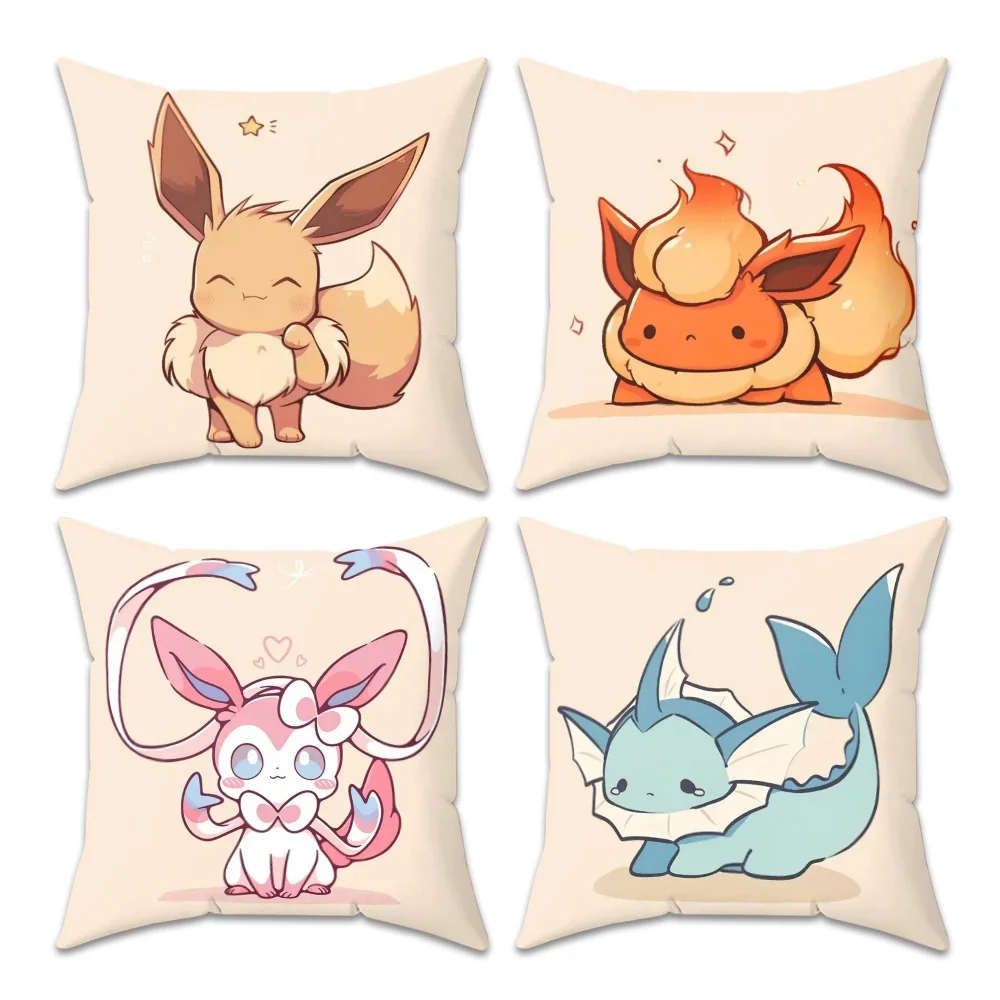 Kissenbezug Dekoration Wohnzimmer Pokémon Couch Kissen für Schlafzimmer Kissenbezug Kissenbezug Auto Sofa Kissenbezüge Home Bett Image