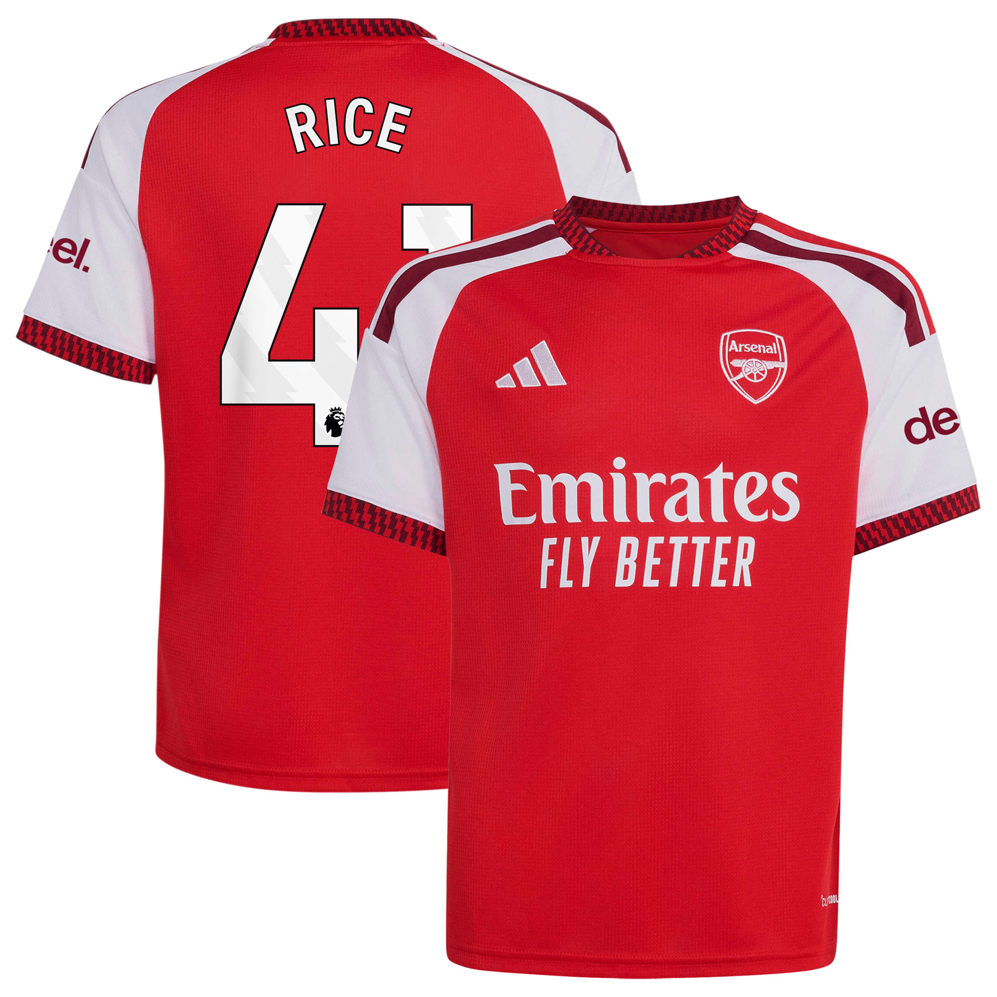 Maillot Domicile Arsenal adidas 2026-27 - Enfant avec flocage Rice 41
