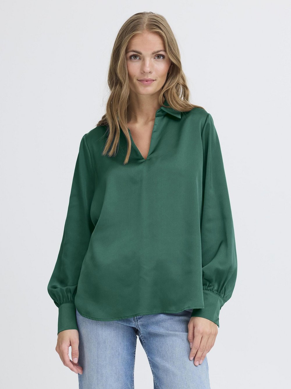 Ichi Bluse IHSTORMY Damen grün, 42 Image