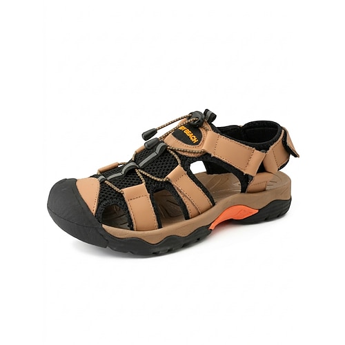 Verstellbare, bequeme Herren-Sandalen für den Sommer – ideal für Strandurlaub, Inselausflüge, Spaziergänge am Meer und Freizeitaktivitäten im Freien. Image