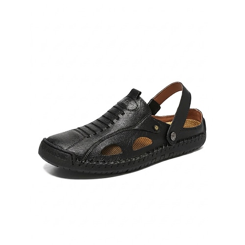 Weiche, leichte und bequeme Herrensandalen für den Sommer – ideal für Strandurlaub, Resortreisen, Freizeit an der Küste und warmes Wetter. Image