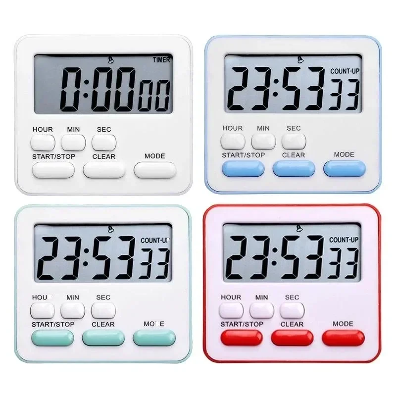 Digitaler Küchentimer Multifunktionales LED-Display Wecker Haushalts-Kochtimer für Backen Büro Camping Küchenwerkzeuge Image