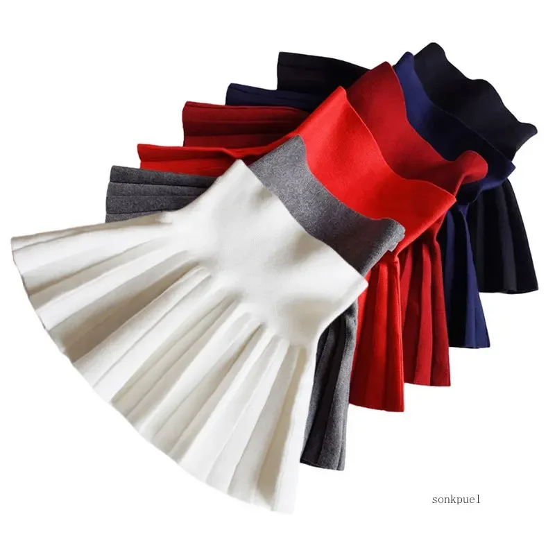 Robe pour filles, jupe courte pour enfants, vêtements pour bébés, jupe mi-longue, jupe plissée de princesse, jupe tutu