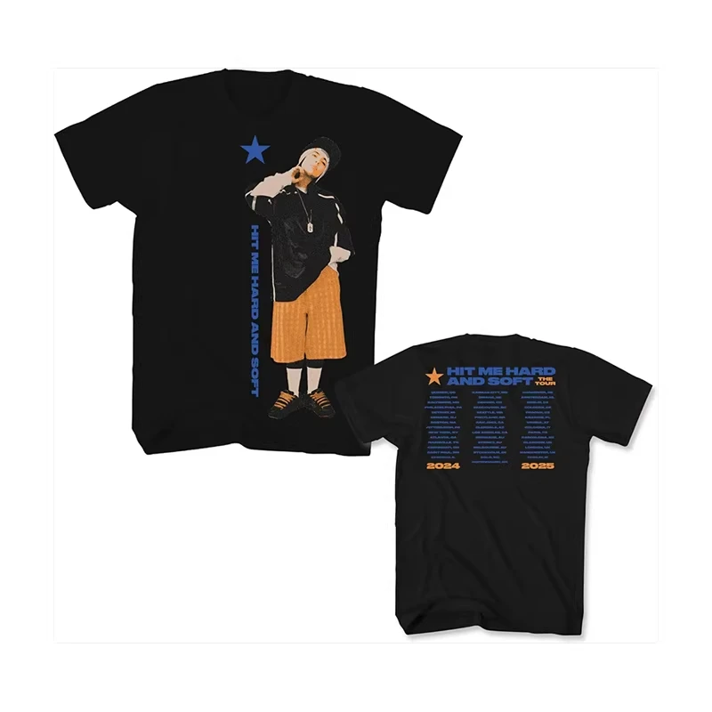 Billie Eilish - Amerikanische Songwriterin und Sängerin, Rock-Stil Lockeres T-Shirt für Männer und Frauen Image