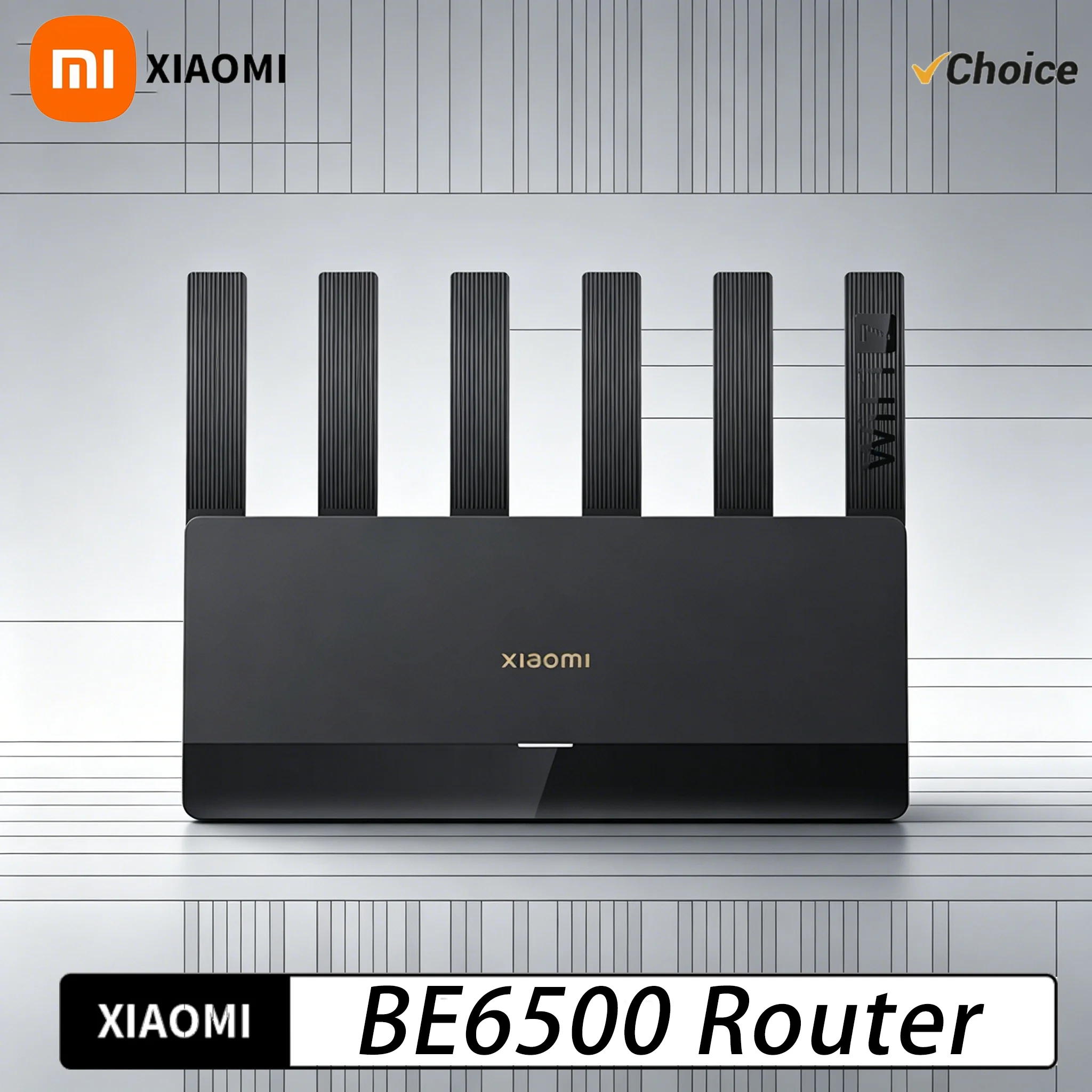 Xiaomi Router BE6500 Quad-Core WiFi7 6500Mbps 2,5G Ethernet-Anschluss Dual-Frequenz 2,4/5GHz 6 Unabhängige Signale Chinesische Version Image