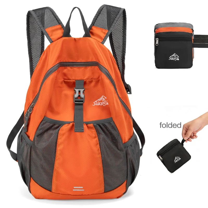 Rucksack - Ultraleichter Packbarer Rucksack für Reisen, Camping, Wandern Wasserdichter Faltbarer Tagesrucksack für Männer und Frauen Bl