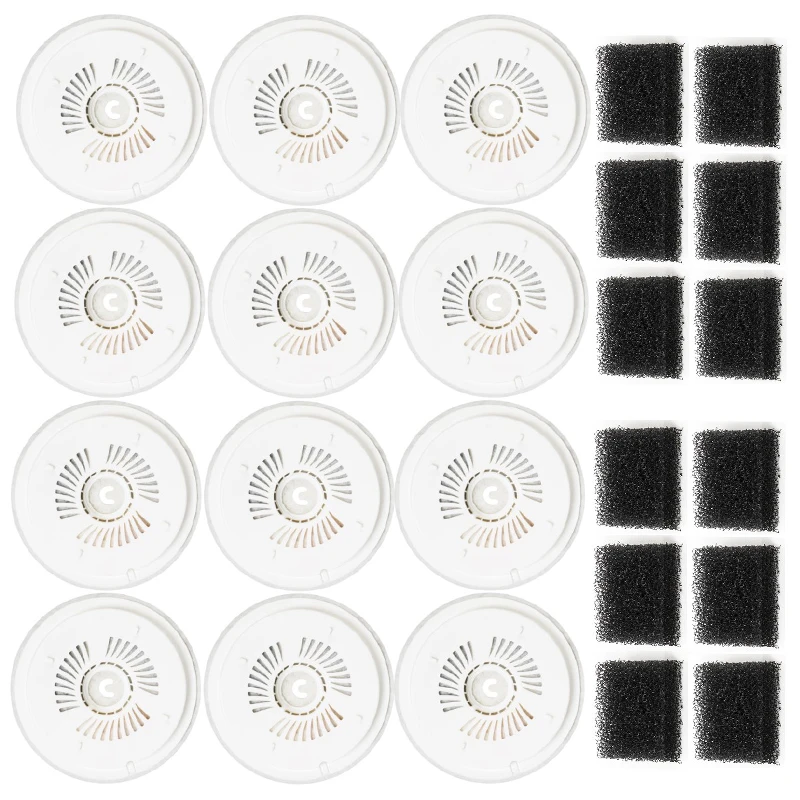 12er-Set PETKIT Ersatzfilter für Haustierbrunnen für Eversweet 2S/3/3 Pro, Solo/Solo2/Solo SE und CYBERTAIL Image