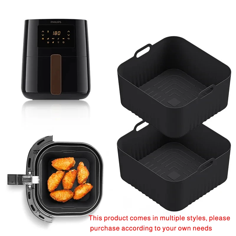 Silikon-Luftfritteusenform für Philips HD9252 HD9200 HD9255 Luftfritteusen-Zubehör, 4–5 l Airfryer-Kompatibilität Image