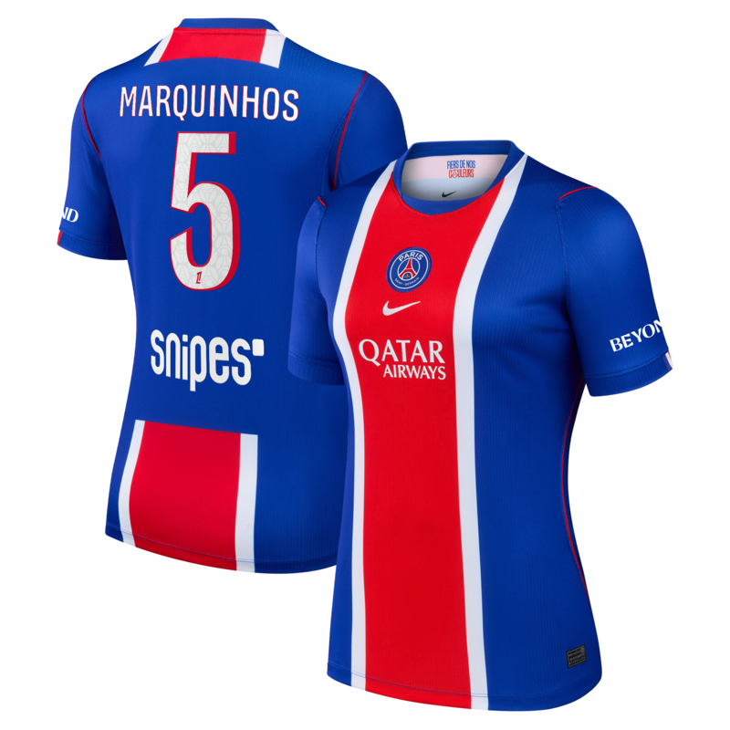 "PSG Nike Stadium Heimtrikot 2026-27 - Damen mit Aufdruck Marquinhos 5" Image