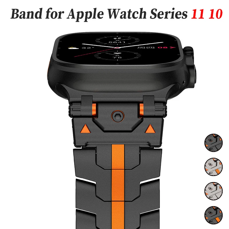 Armband für Apple Watch Ultra4 49mm Series 12 11 10 9 8 7 SE 6 5 4 Edelstahlarmband für Watch 49 42 46mm 41 45mm 44mm Armband