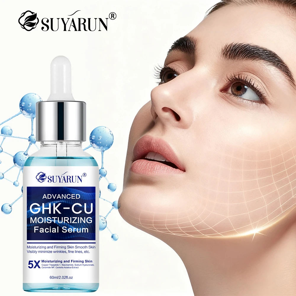 SUYARUN GHK-CU Serum - Anti-Aging Gesichtspflege, straffend und feuchtigkeitsspendend für alle Hauttypen, geeignet für Männer und Frauen. Image