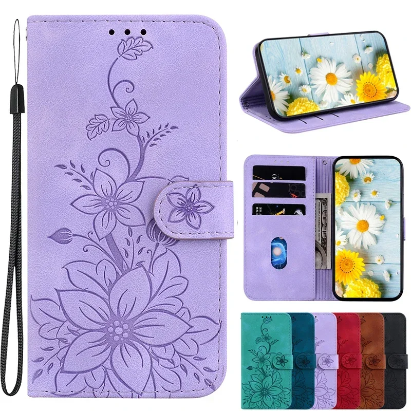Magnetische Leder-Handyhülle für Motorola Moto E20 E30 E40 E7I POWER E6 PLAY E7 PLUS E22I E13 E6 PLUS Flip Cover Wallet Case Image
