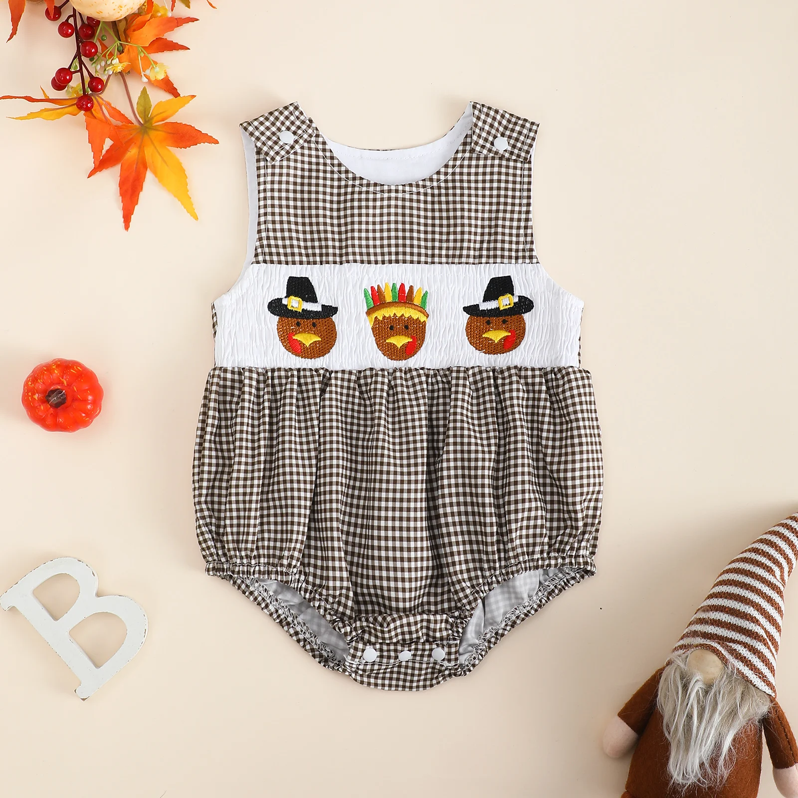 Sommer-Strampler-Body für Kleinkinder, Mädchen, ärmellos, Dreieck, für Babys, Kleinkinder, Unisex, leicht, bequem Image