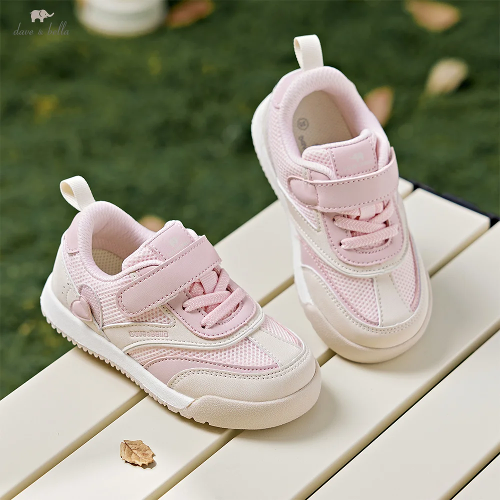 Dave Bella Kinder-Boardschuhe, atmungsaktiv, Herbst, antibakterielle Schuhe für Mädchen, rosa Sportschuhe für Kinder, Outdoor, DB3253433