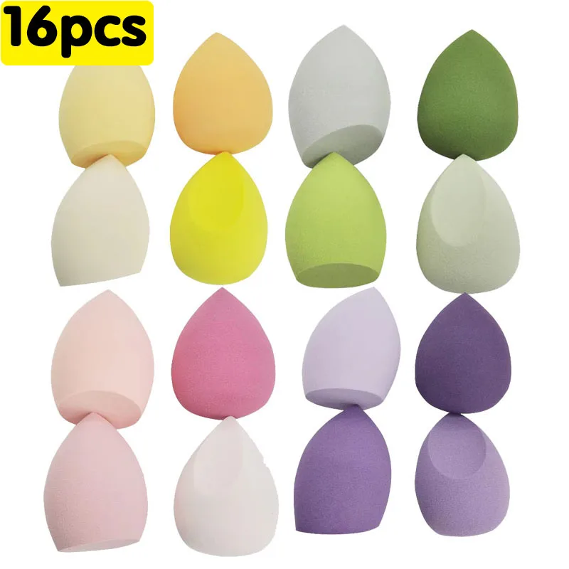 4-16pc Make-Up Schwamm Puderquaste Trocken und Nass Kombiniert Schönheit Kosmetik Ball Foundation Puderquaste Bevel Cut make-up Schwamm Werkzeuge