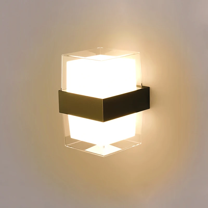 LED Wand leuchte 220V Schlafzimmer Nachttisch Licht Wohnzimmer Balkon Gang Wand leuchte Korridor Wand leuchte Lampe