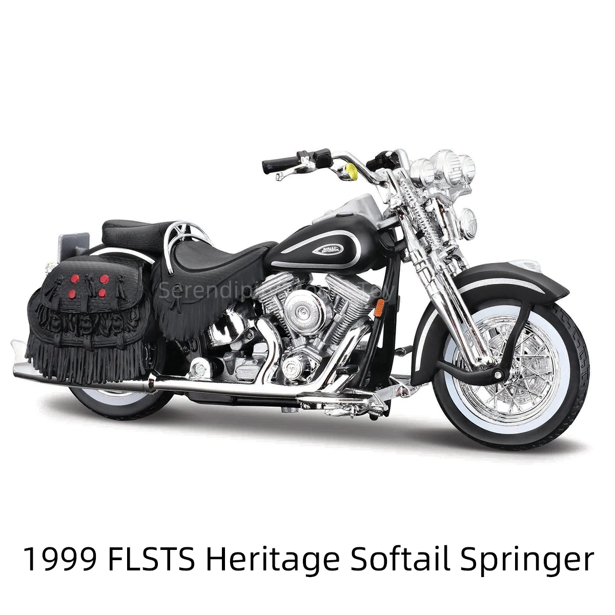 Maisto 1:18 Harley Davidson 1999 FLSTS Heritage Softail Springer Druckgussfahrzeuge, Sammlerstücke, Hobbys, Motorradmodell, Spielzeug