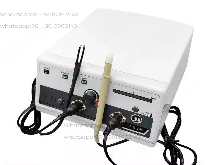 Haarentfernungs- und Fleckenentfernungsgerät, Schönheitssalon-Haarschneider, Gesichtspflege, Hochfrequenz, 2-in-1, D-901P Image