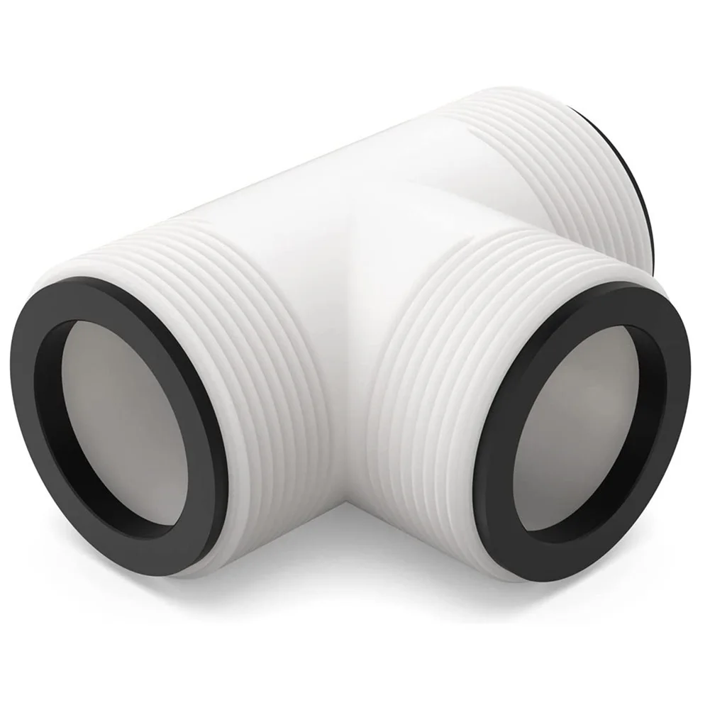 Rallonge de tuyau de piscine avec régulateur de débit, connecteur en T pour tuyau de pompe de piscine, connecteur de tuyau de piscine hors sol pour piscines Intex et Coleman