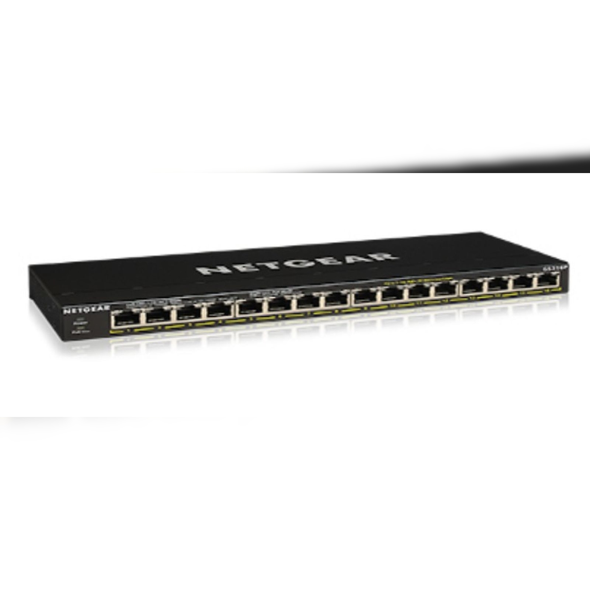 Netgear GS316P - Switch - unmanaged - 16 x 10/100/1000 (PoE+) Image