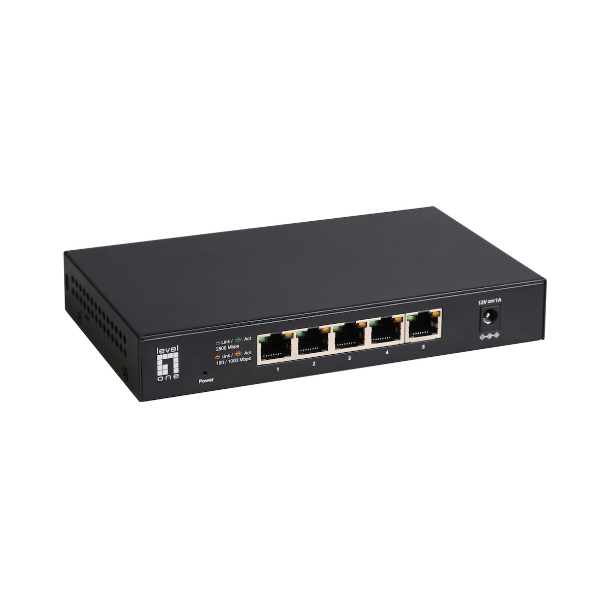 LevelOne GEU-0525 - Switch - unmanaged - 5 x 100/1000/2.5G Base-T Image