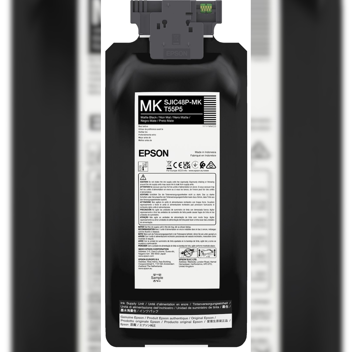 EPSON SJIC48P-MK INK CARTRIDGE FOR CW C8000E MATT BLACK Image