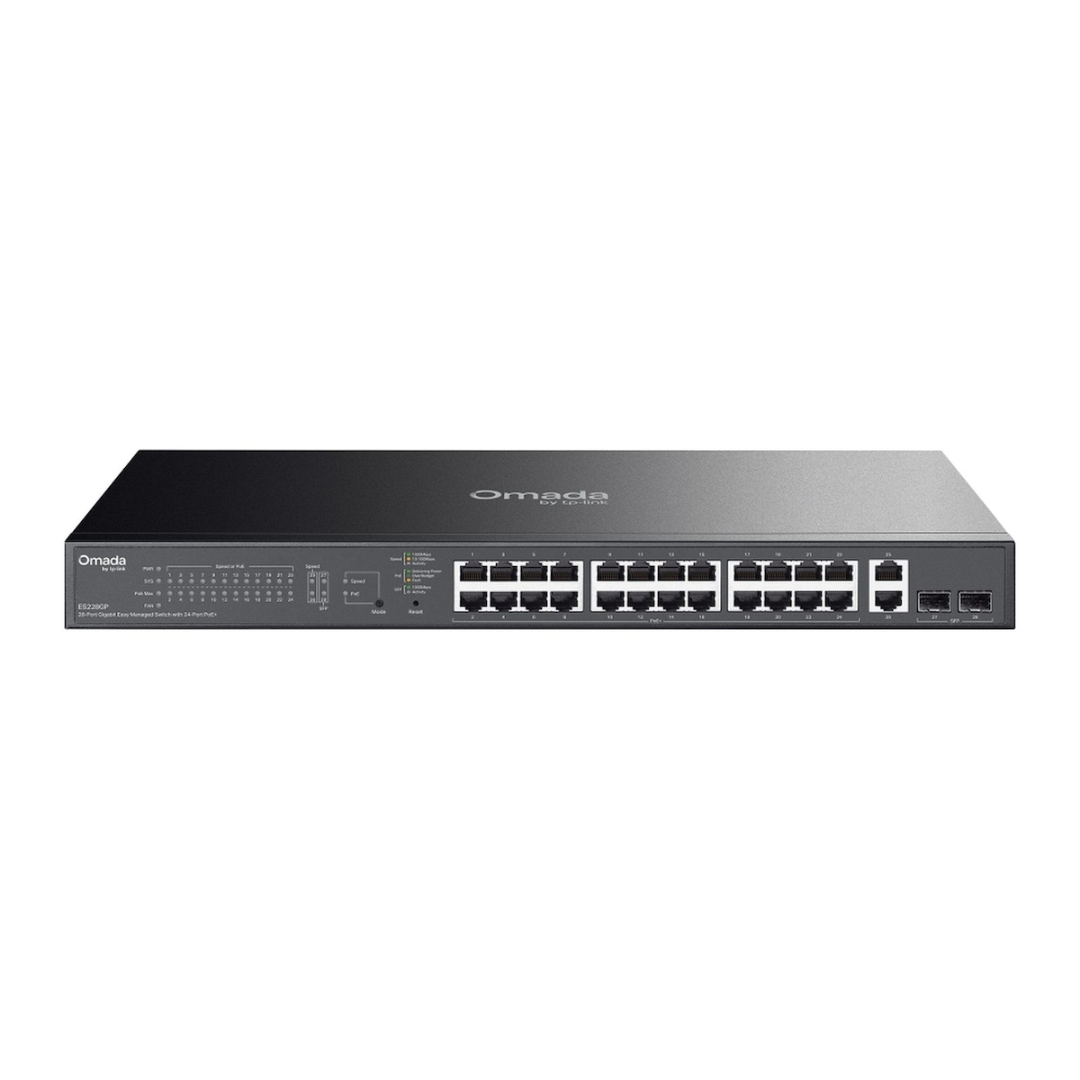 TP-LINK Omada ES228GP V1 - Switch - managed - 26 x 10/100/1000 (PoE+) Image