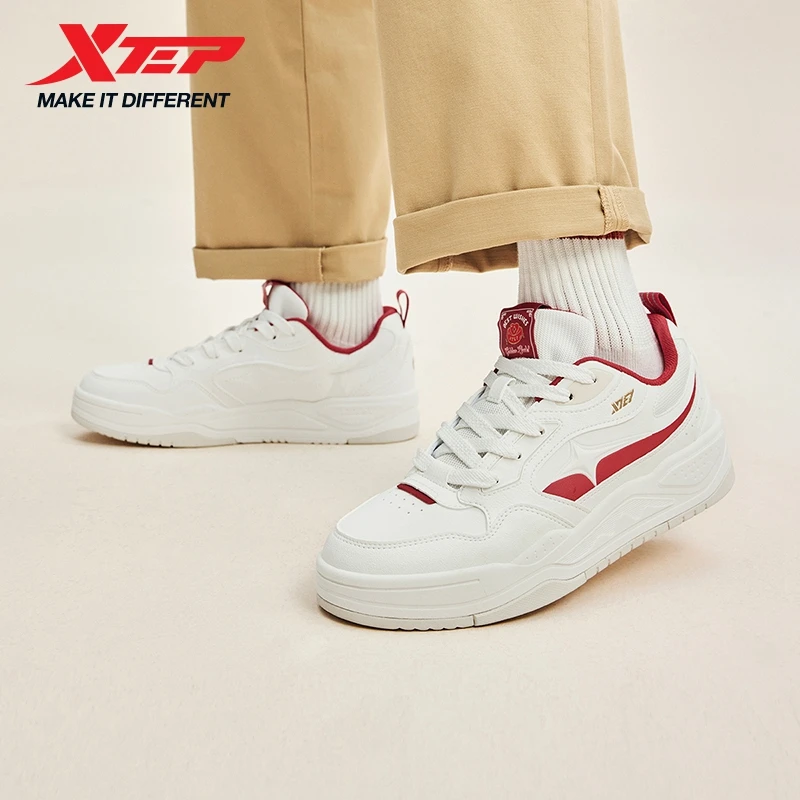 Xtep STAR-X LITE Schuhe für Herren, Stabilität, verschleißfeste Outdoor-Schuhe, klassische, trendige Freizeit-Schnür-Sneaker 874119310008