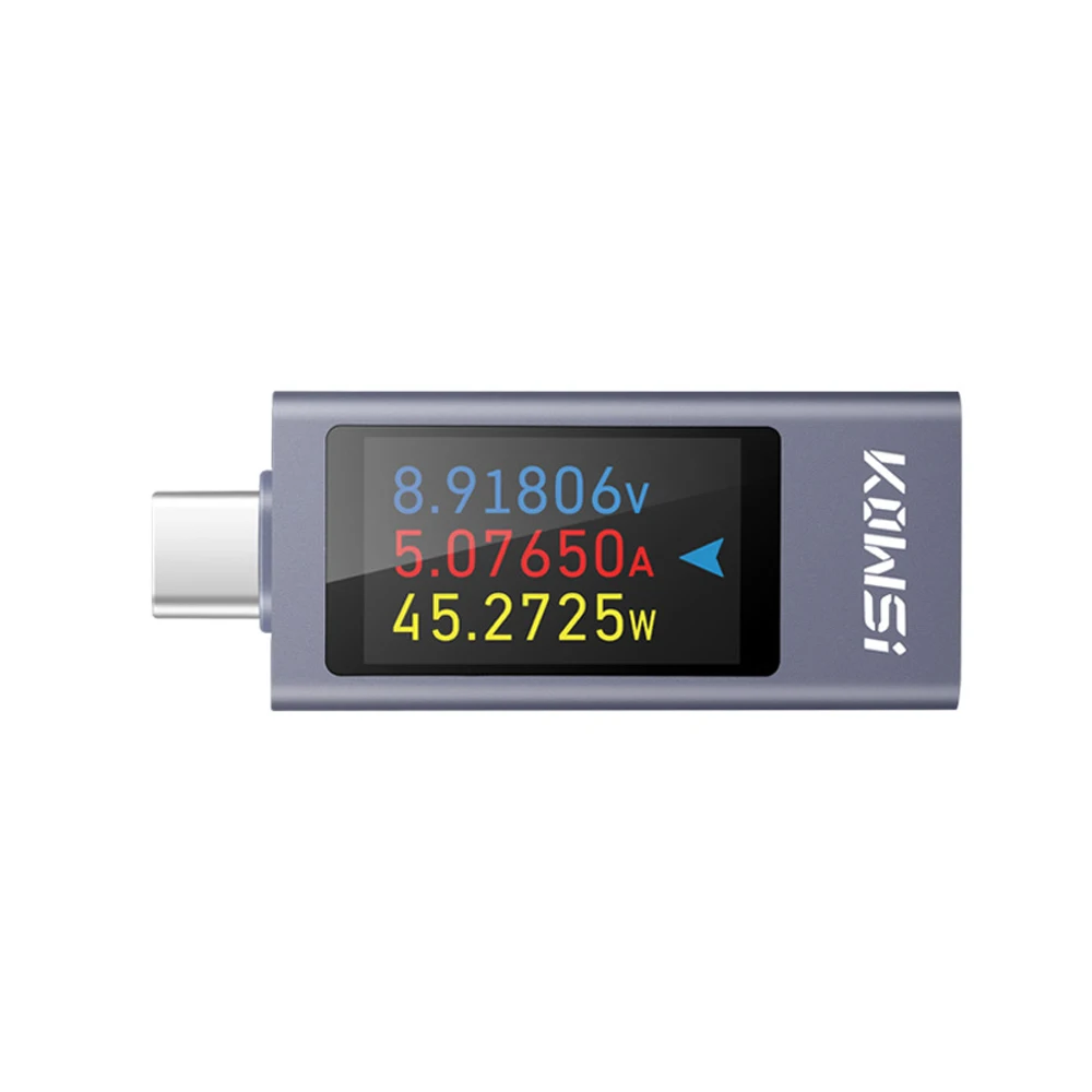 Mini Typ-C Digital-Anzeige DC-Spannungsmesser Amperemeter Leistungsmesser DC 4-30V Ladegerät Kapazitätstester Image