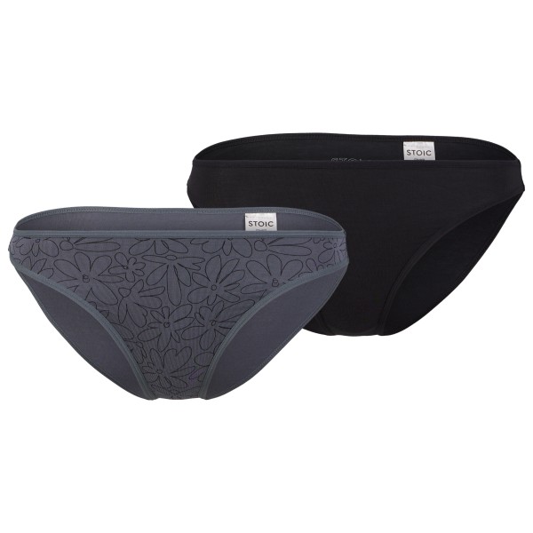 Stoic - Women's TrosaSt. Brief 2-Pack - Kunstfaserunterwäsche Gr 3XL schwarz