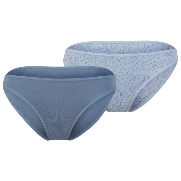 Stoic - Women's TrosaSt. Brief 2-Pack - Kunstfaserunterwäsche Gr L grau