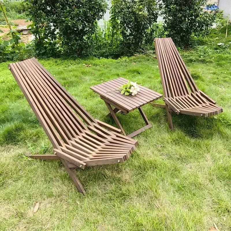 Folding Stool Folding Table Matching Table and Chairs Folding Leisure Outdoor Garden Chair Outdoor Beach Lounge Chair Furniture