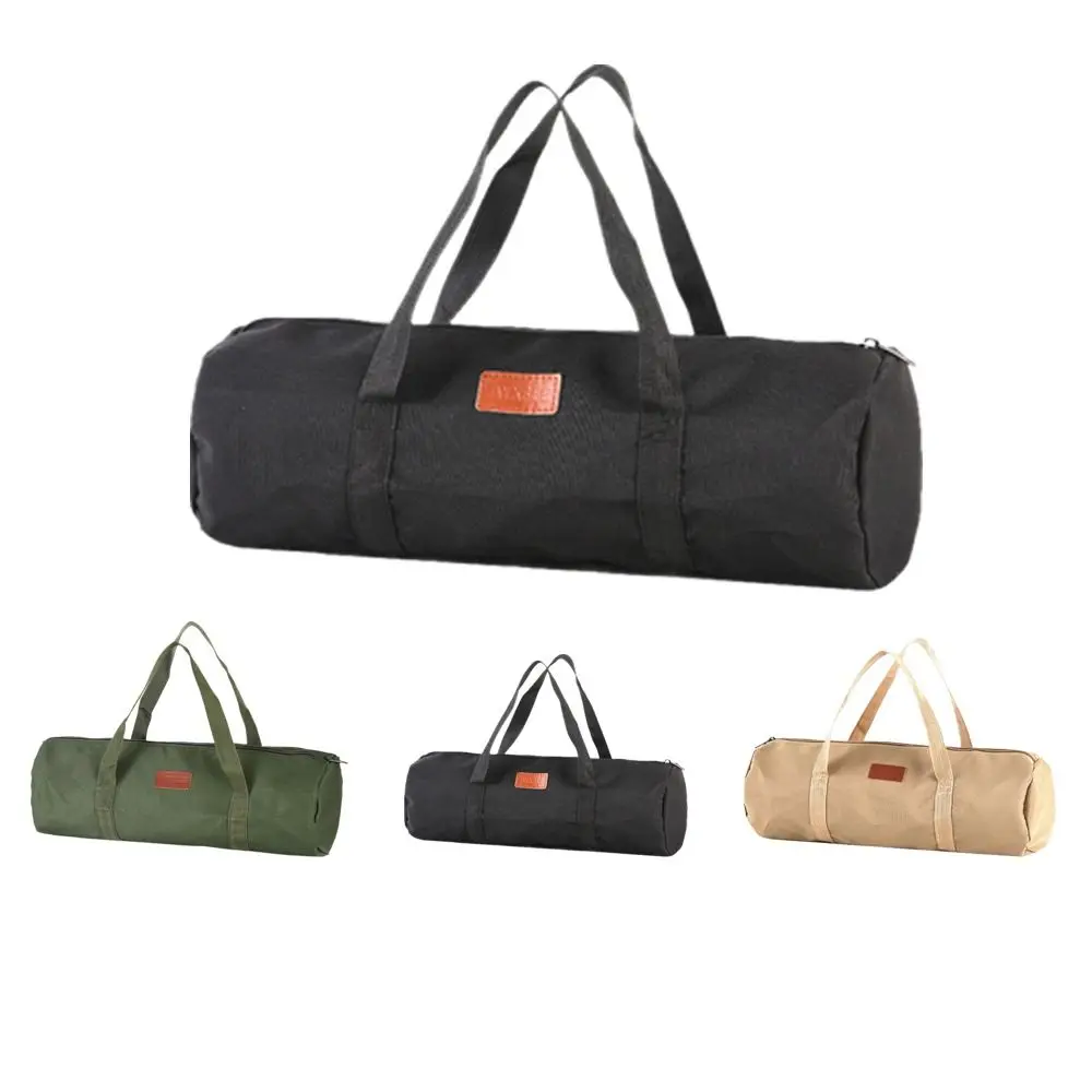 Oxford-Stoff-Campingzelt-Aufbewahrungstasche, großes Fassungsvermögen, mit Reißverschluss, Zeltpfähle, Tasche, zylindrische Tasche, leicht Image