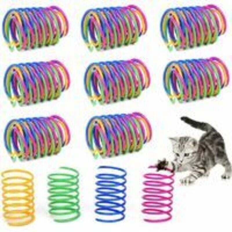 Giocattolo A Molla Per Gatti, Giocattolo A Spirale Per Gatti, Giocattolo A Molla Colorato Per Gatti, Giocattolo Interattivo Per Gatti, Giocattolo A Spirale Per Gattini, Resistente E Morbido Per Gattin