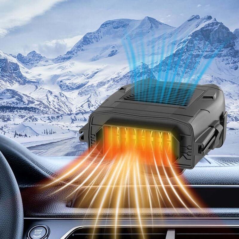 Riscaldatore Per Auto Da 12 V, Riscaldatore Per Auto Con Accendisigari, Riscaldatore Ausiliario Per Auto, Riscaldatore Portatile, Riscaldatore Per Sedili, Sbrinatore/disappannatore Per Parabrezza, Ven