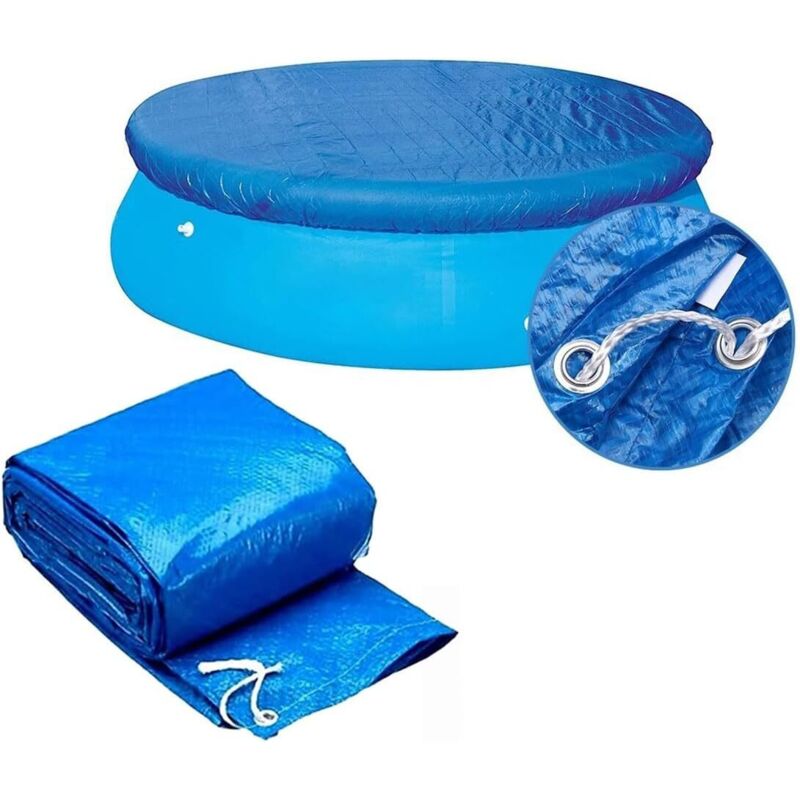 Copertura Per Piscina Rotonda, Copertura Per Piscina Tubolare, Copertura Per Piscina Fuori Terra, Copertura Per Piscina Gonfiabile (244 Cm / 8 Piedi)