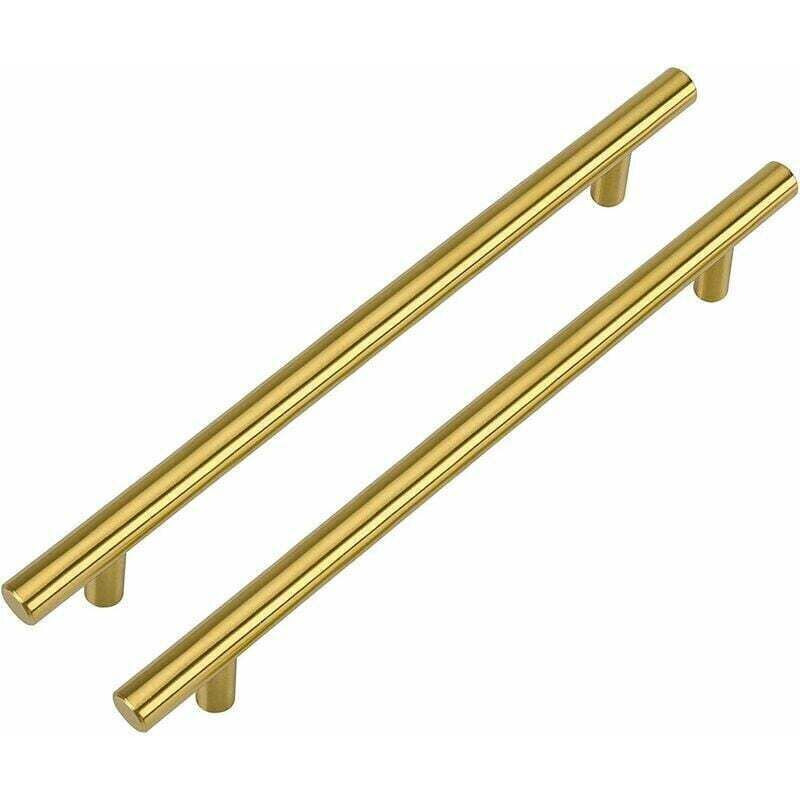 Set Di 2 Maniglie Per Mobili Dorate Maniglie Per Mobili Da Cucina Distanza Dal Centro 160 Mm Maniglia Dorata - Maniglia In Ottone Maniglia Per Cassetto In Ottone Maniglia Da Cucina In Acciaio Inossida