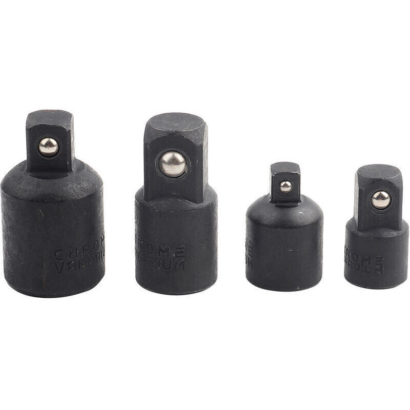 Set Di Inserti Per Bussole Da 1/4", 3/8" E 1/2", Adattatore Per Avvitatore A Impulsi, Set Di 4 Adattatori Per Bussole, Convertitore Per Avvitatori A Impulsi E Chiavi A Cricchetto