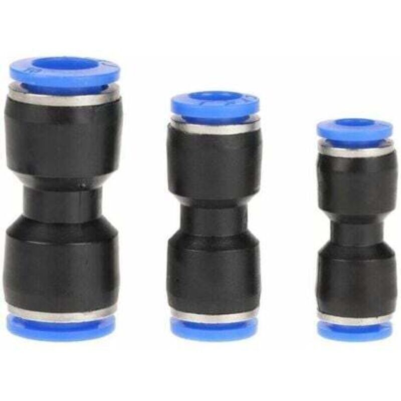 30 Pezzi Di Raccordi Pneumatici Dritti Da 10 Mm, 8 Mm E 6 Mm, Raccordi A Innesto Rapido Per Tubi Flessibili, Connettori Pneumatici Dritti, Raccordi Di Fissaggio A Sgancio Rapido