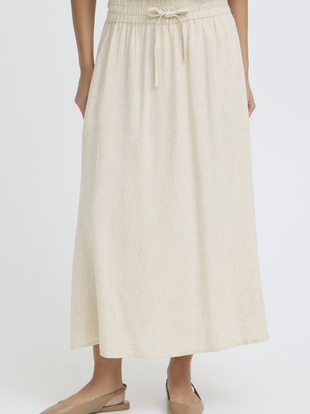 fransa Rock FRJETT Damen beige, XL