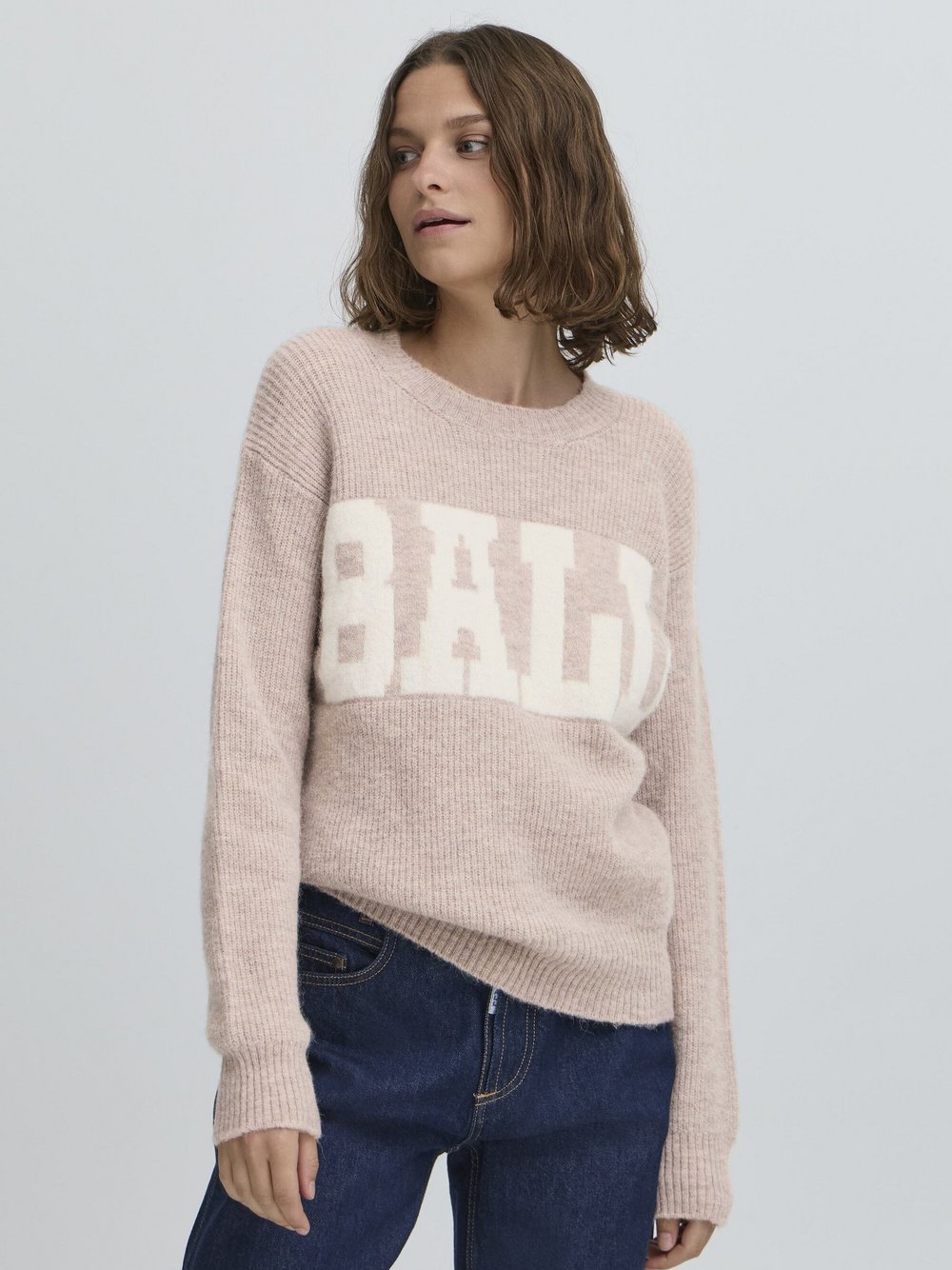 Ball Strickpullover BASTACY Damen nude, XS Image