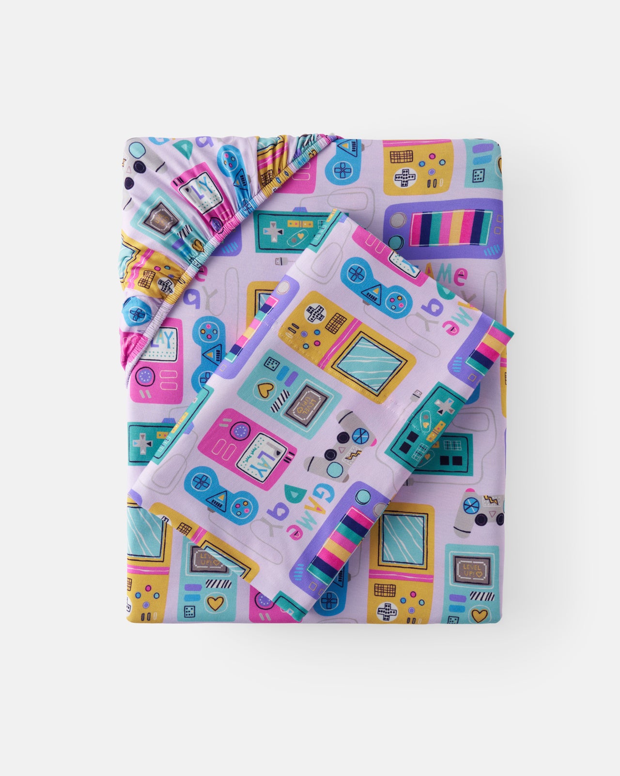 Purple Game On Twin Sheet Set - OSFA