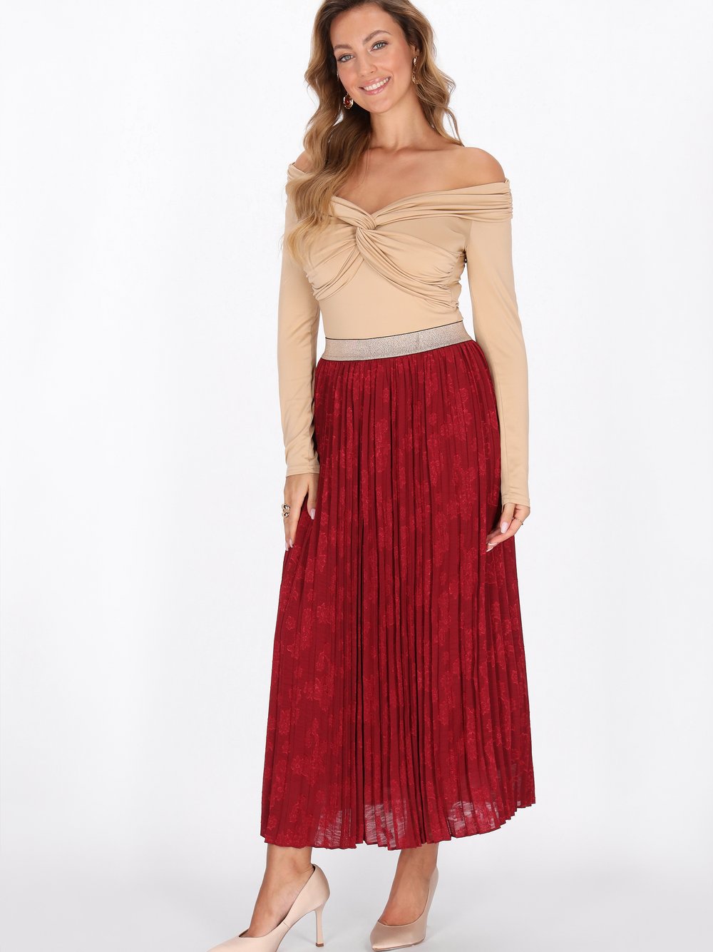 Faina Rock Damen bordeaux, XS