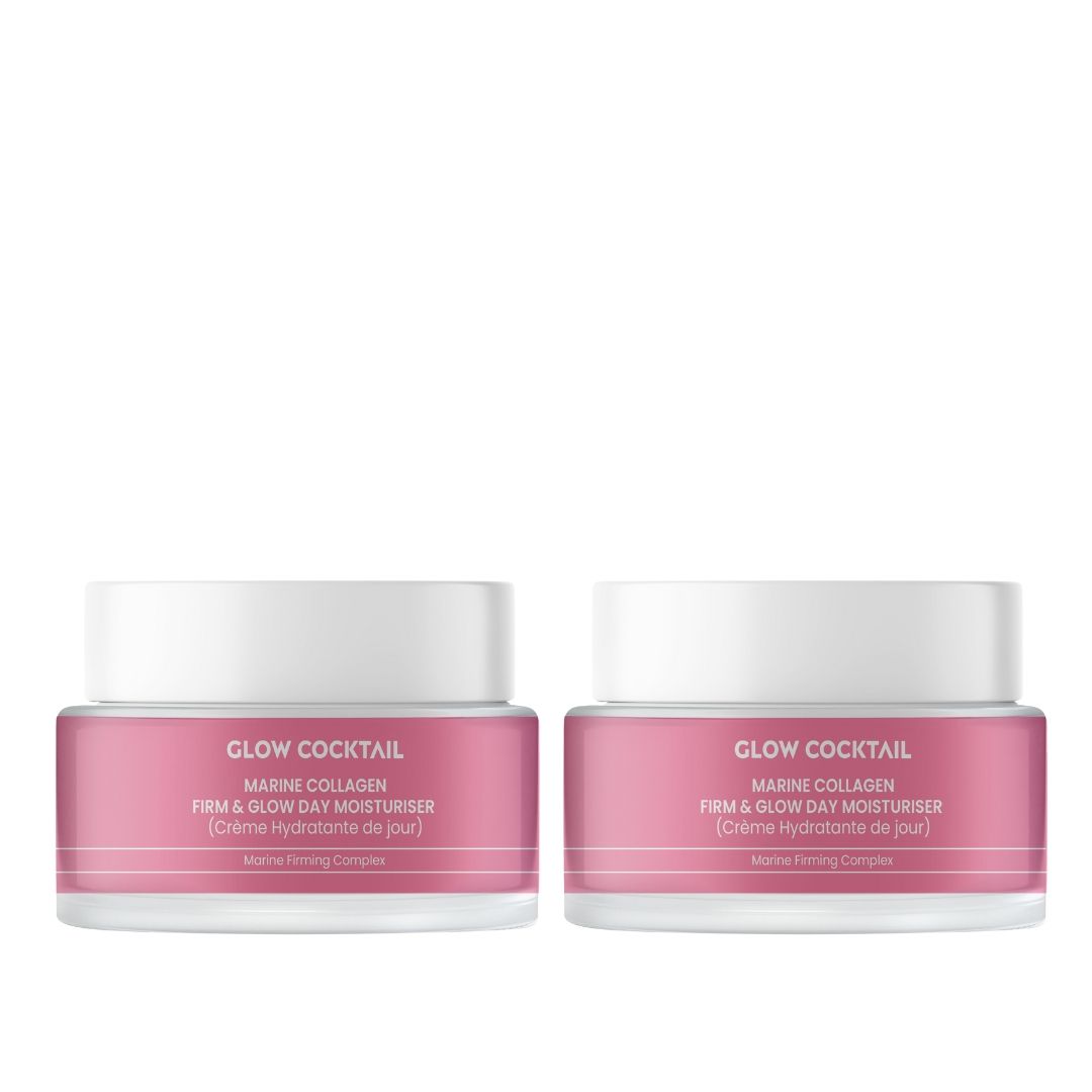 Glow Cocktail Duo di creme da giorno Marine Collagen Firm & 100 ml