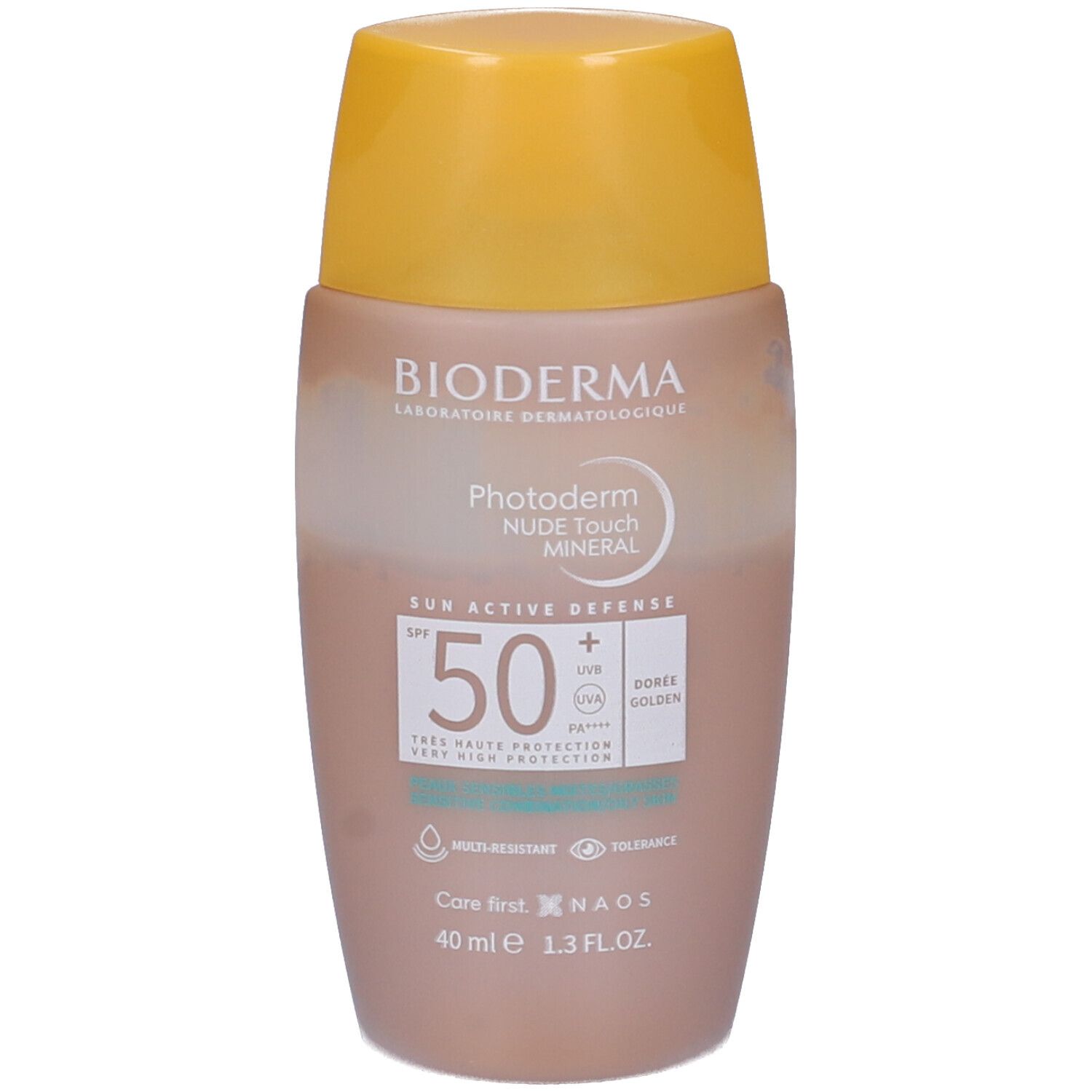 Bioderma Photoderm Nude Touch Tonalità Dorata SPF50+ 40 ml Crema solar