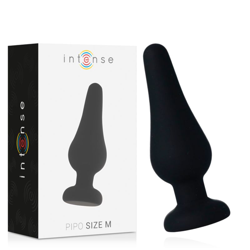 Plug anale intenso pipo m silicone nero 11 cm 1 St