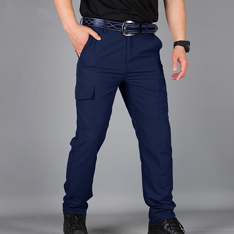 Men's Cargo Pants Cargo Trousers Tactical Pants Pocket Plain Comfort Breathable Outdoor Daily Going out Fashion Casual Black Green